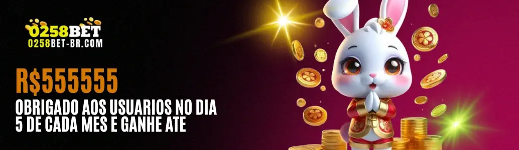 Banner de promoções do 0258BET Cassino