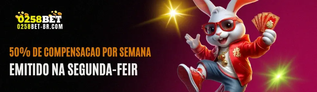 Banner de promoções do 0258BET Cassino
